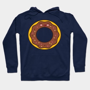 Smiling Happy Donut Cartoon Hoodie